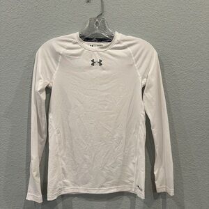 EUC Kids Under Armour heatgear fitted long sleeve UV shirt - Large